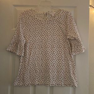 LC Lauren Conrad Multicolored Ladybug Top